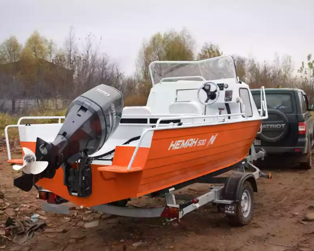 Алюминиевый катер Неман-500 (каютный) в Миассе