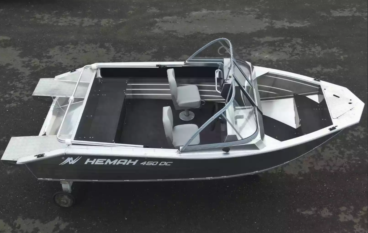 Алюминиевый катер Неман-450 DC NEW без покраски в Миассе