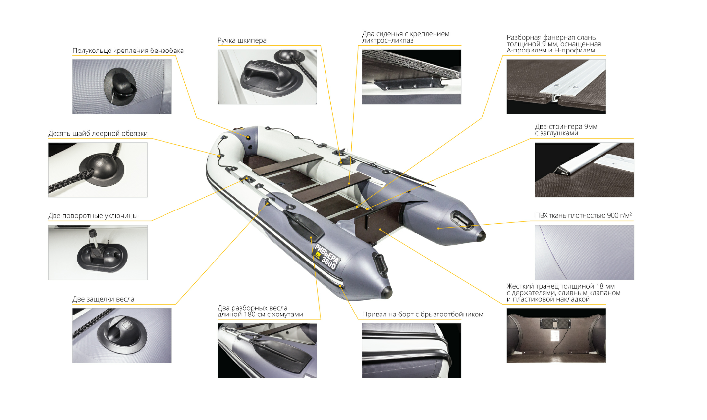 Лодка Ривьера Компакт 2900 СК в Миассе