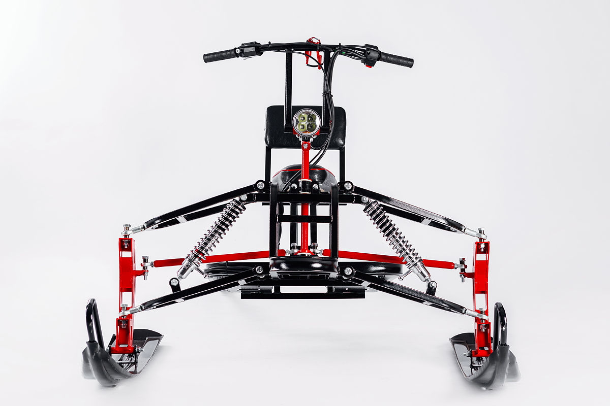 Лыжный модуль IKUDZO с подогревом ручек пластиковые лыжи в Миассе