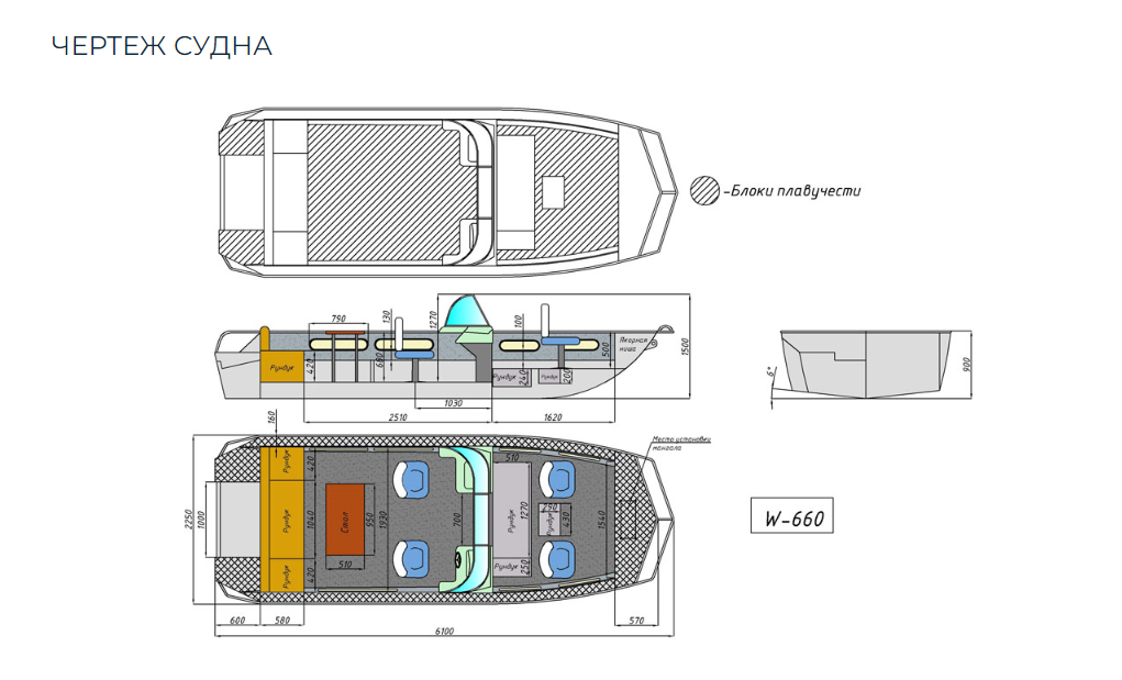 Алюминиевый катер Wyatboat-660 в Миассе