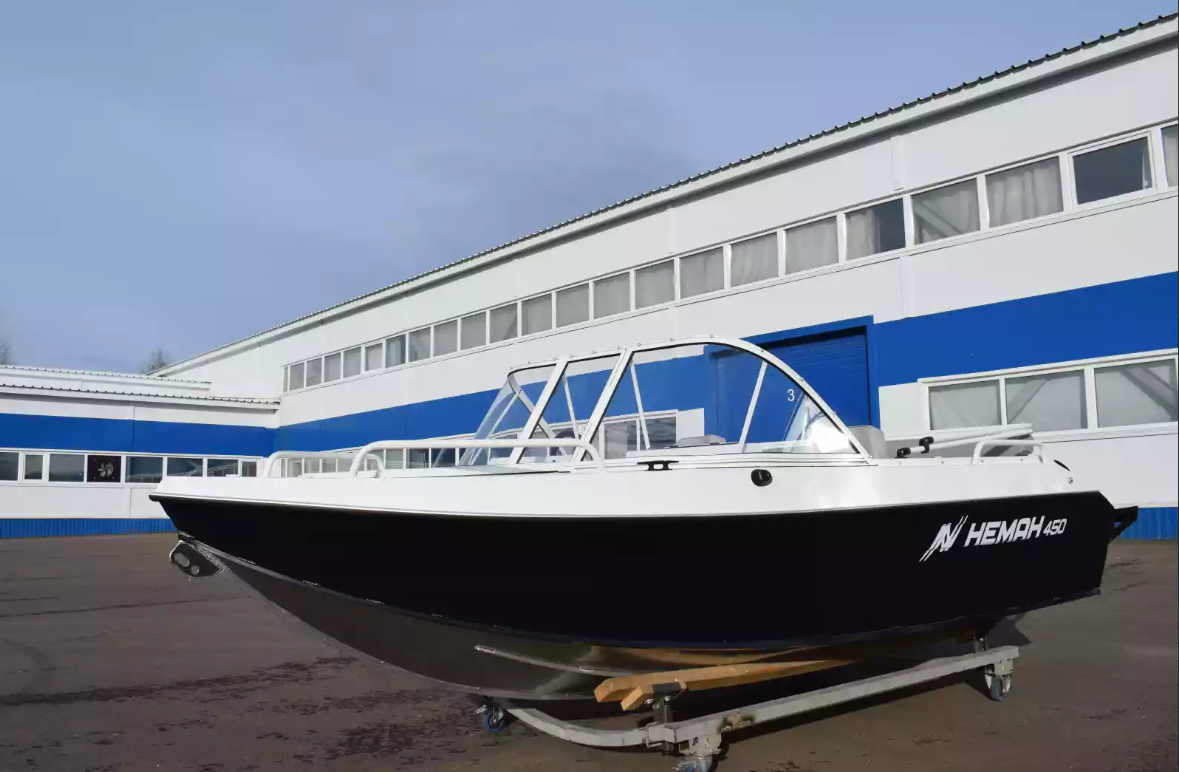 Алюминиевый катер Неман-450 в Миассе