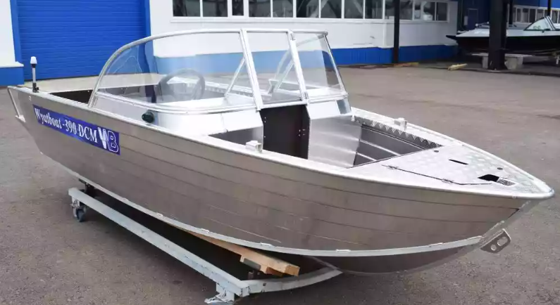 Алюминиевый катер Wyatboat-390 DCM Увеличенный борт в Миассе