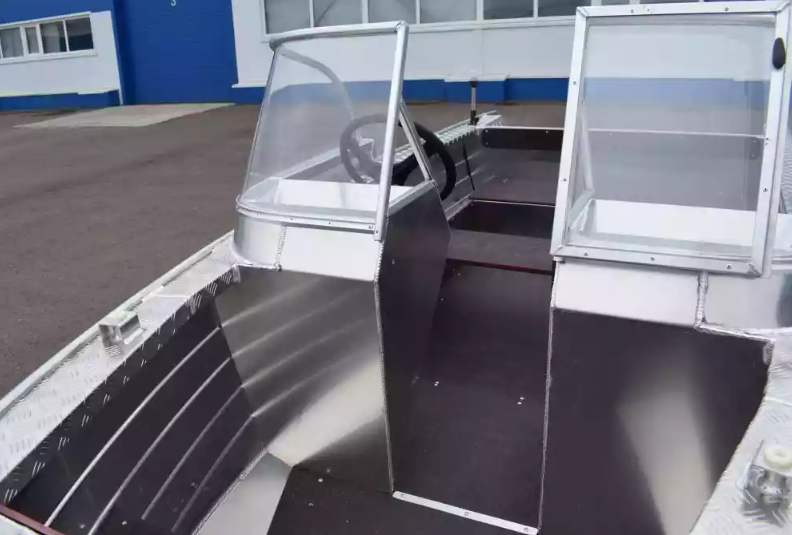 Алюминиевый катер Wyatboat-390 DCM Увеличенный борт в Миассе