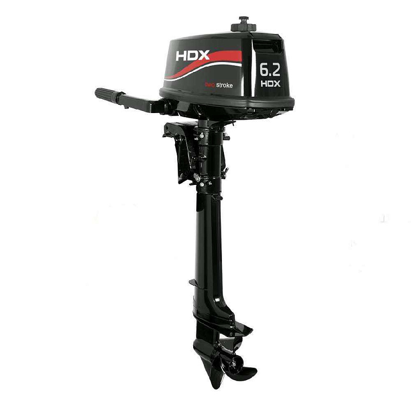 Лодочный мотор 2-х тактный HDX R series T 6,2 BMS (с топливным баком 12л) в Миассе