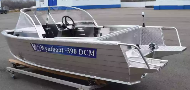 Алюминиевый катер Wyatboat-390 DCM Увеличенный борт в Миассе