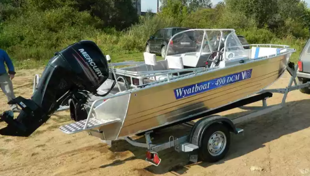 Алюминиевый катер Wyatboat-490 DCM в Миассе