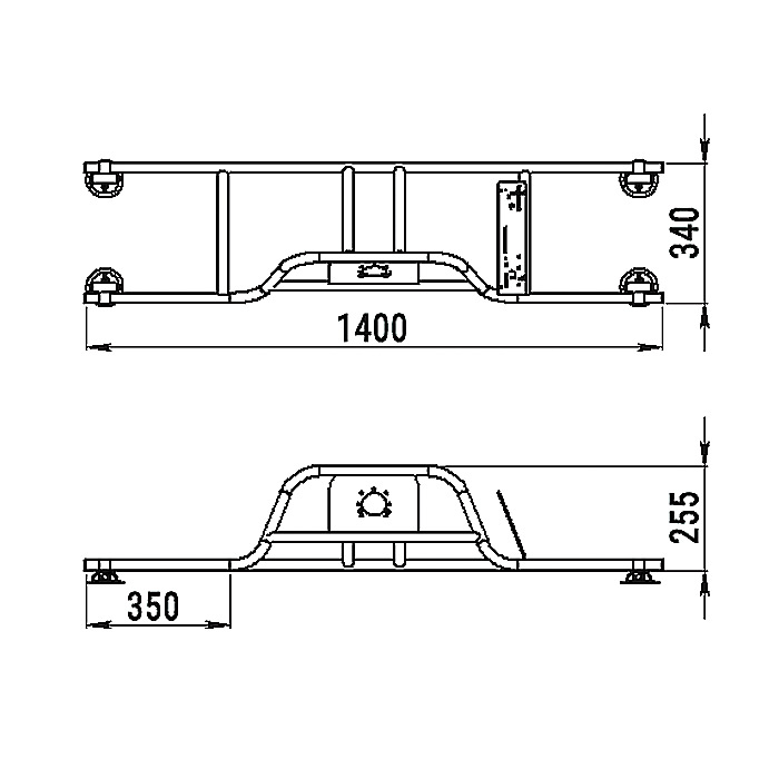 Стойка рулевая с бортовым креплением малая в Миассе