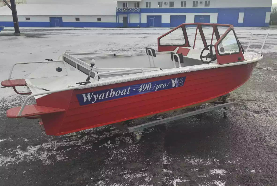Алюминиевый катер Wyatboat-490 DCM Pro в Миассе