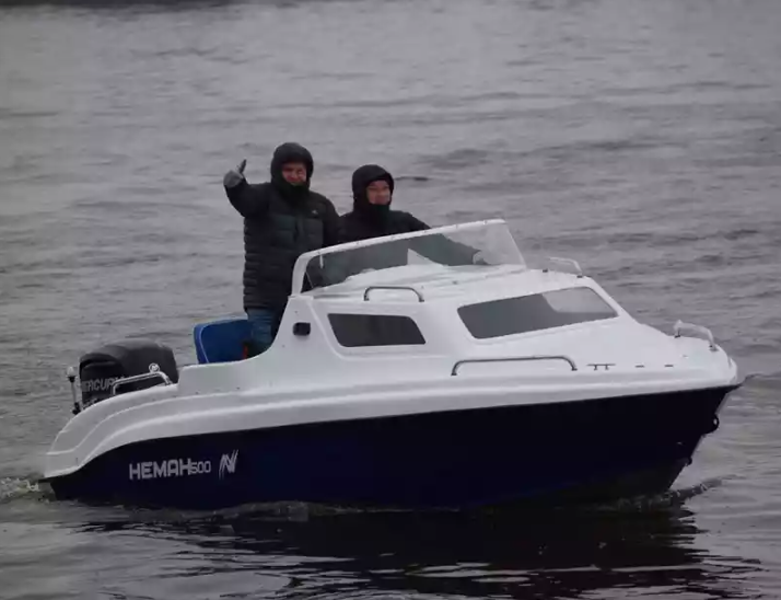 Комбинированный катер Neman-500 с каютой в Миассе