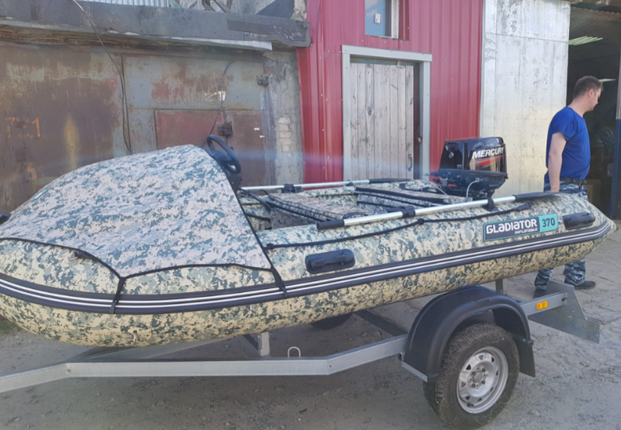 НАДУВНАЯ ЛОДКА GLADIATOR C370AL в Миассе