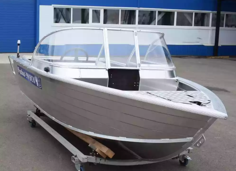 Алюминиевый катер Wyatboat-390 DCM Увеличенный борт в Миассе