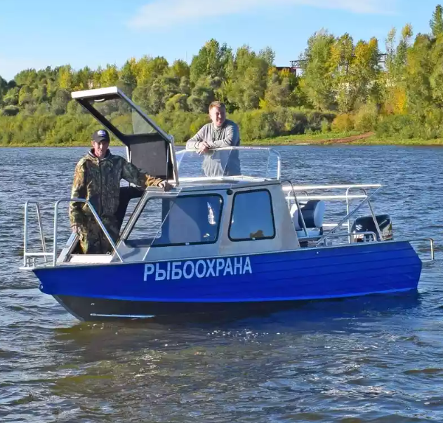 Алюминиевый катер Неман 550 с каютой в Миассе