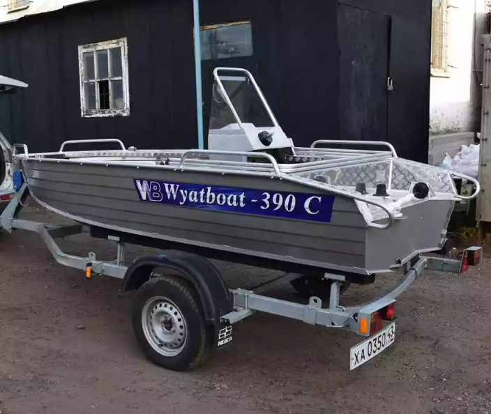 Алюминиевый катер Wyatboat-390 C в Миассе