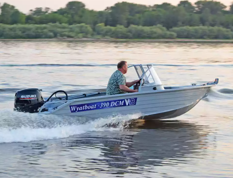 Алюминиевый катер Wyatboat-390 DCM в Миассе