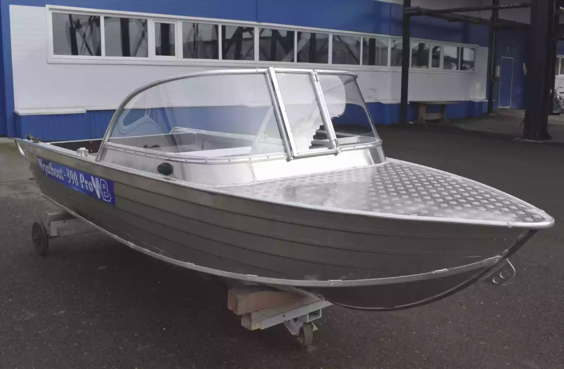 Алюминиевая лодка Wyatboat-390 Pro в Миассе