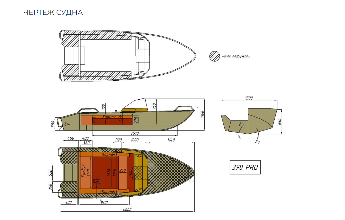 Алюминиевый катер Wyatboat-390 Pro в Миассе