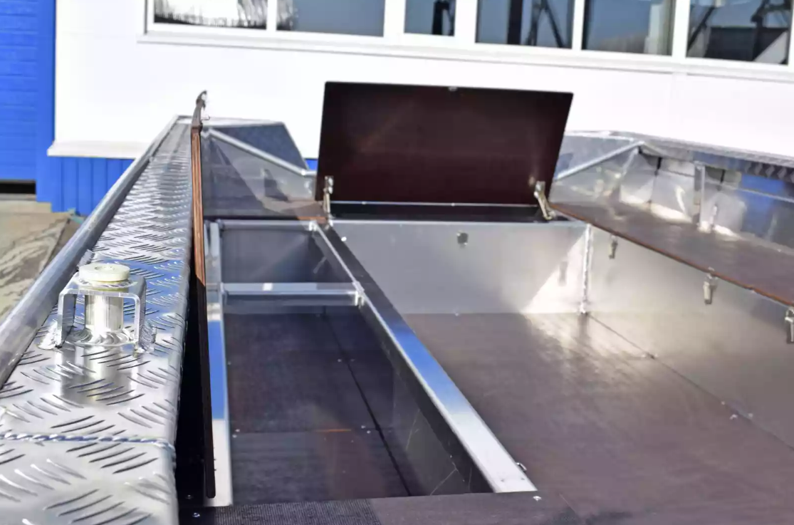 Алюминиевая лодка Wyatboat-490 Jonboat в Миассе