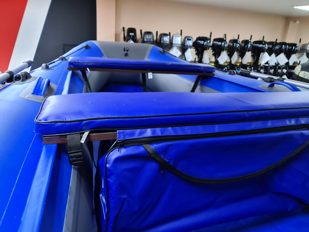 КОМПЛЕКТ МЯГКИХ НАКЛАДОК С СУМКОЙ ДЛЯ ЛОДОК 90Х20 СИНИЙ в Миассе