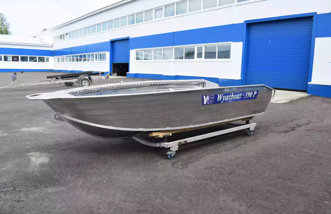 Алюминиевая лодка Wyatboat-390Р Увеличенный борт в Миассе