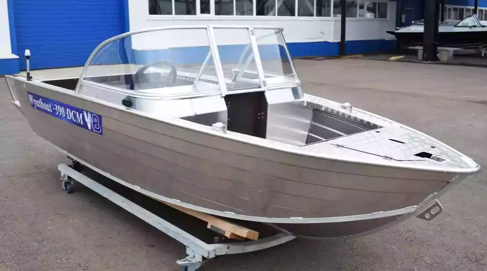 Алюминиевая лодка Wyatboat-390 DCM Увеличенный борт в Миассе