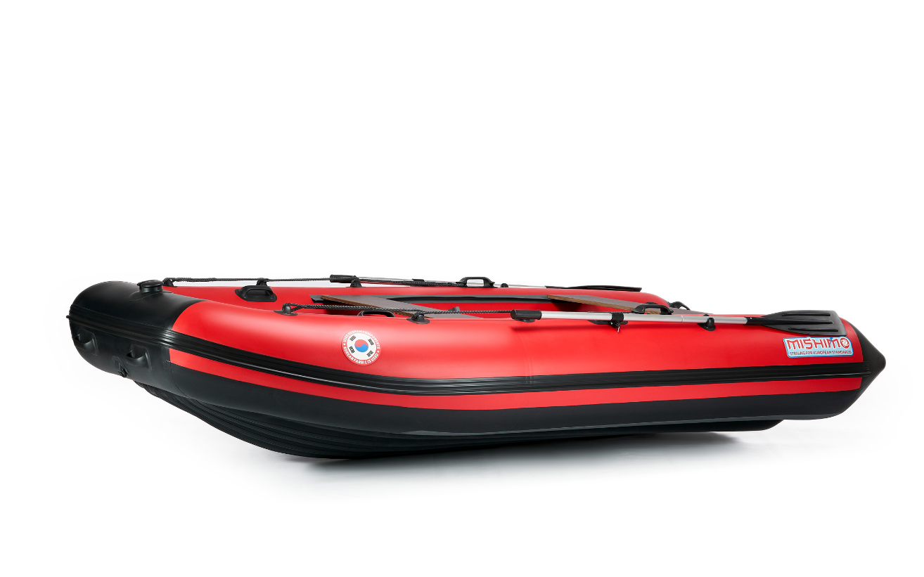 КОМПЛЕКТ ЛОДКА MISHIMO RAPID 380 PRO+ ЛОДОЧНЫЙ МОТОР MARLIN MP 9.9 (20) AMHS PROLINE FORCE в Миассе