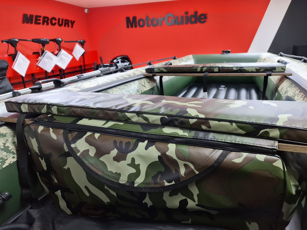 КОМПЛЕКТ МЯГКИХ НАКЛАДОК С СУМКОЙ ДЛЯ ЛОДОК 105Х20 КАМУФЛЯЖ в Миассе