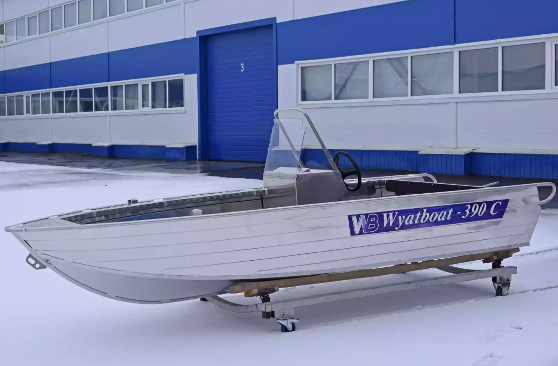 Алюминиевая лодка Wyatboat-390 C в Миассе