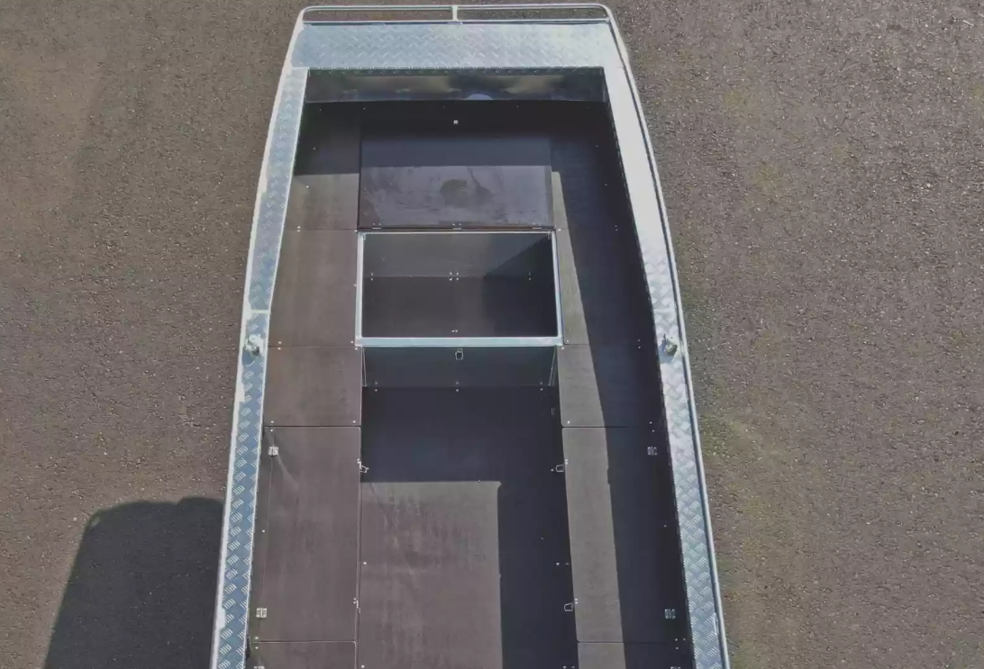 Алюминиевая лодка Wyatboat-490 Jonboat в Миассе