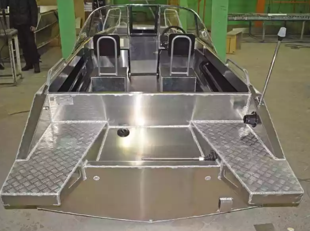 Алюминиевый катер Неман-500 DC (без покраски) в Миассе
