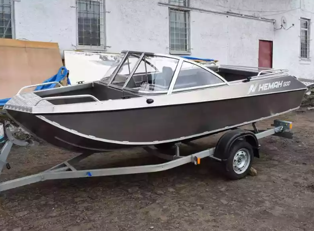 Алюминиевый катер Неман-500 DC (без покраски) в Миассе