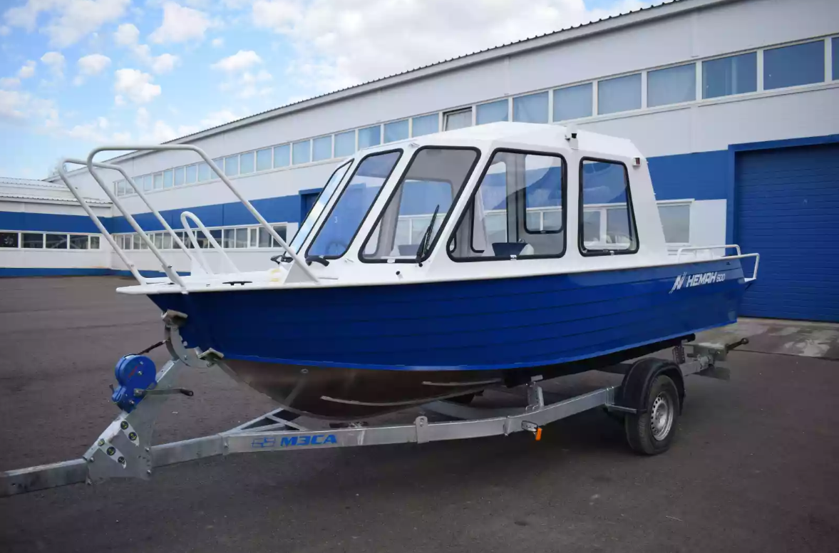 Алюминиевый катер Неман-500 (закрытая рубка) в Миассе