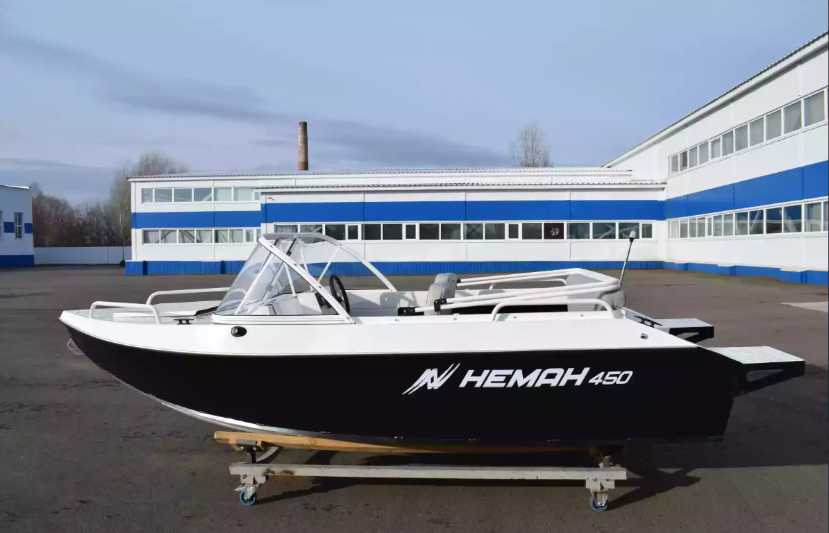 Алюминиевый катер Неман-450 в Миассе