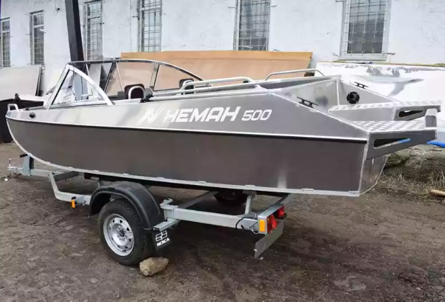 Алюминиевый катер Неман-500 DC (без покраски) в Миассе