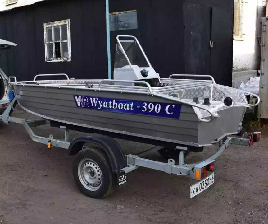 Алюминиевая лодка Wyatboat-390 C в Миассе