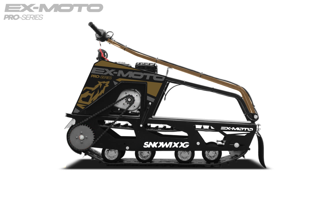 Мотобуксировщик EX-MOTO SNOWDOG S380 8л.с. в Миассе