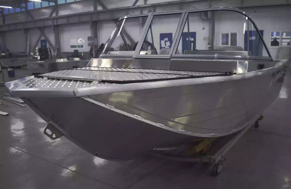 Алюминиевый катер Неман-450 DC NEW без покраски в Миассе