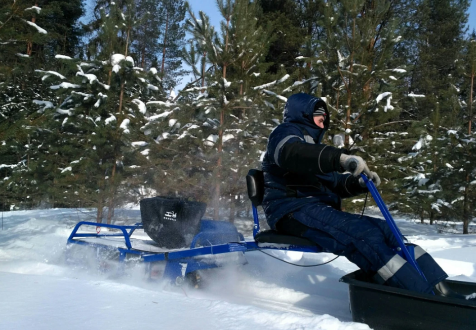 Мотобуксировщик толкач Альбатрос-XL8 с модулем. Без фары, тележки в Миассе