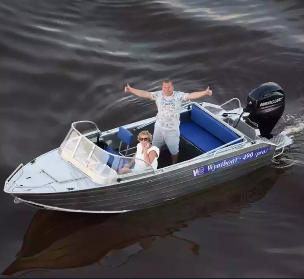 Алюминиевый катер Wyatboat-490 Pro в Миассе