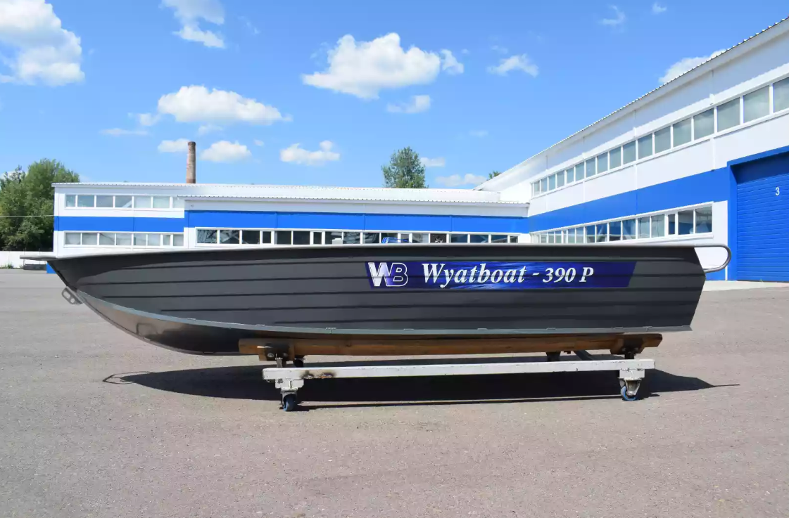 Алюминиевая лодка Wyatboat-390Р Fish в Миассе