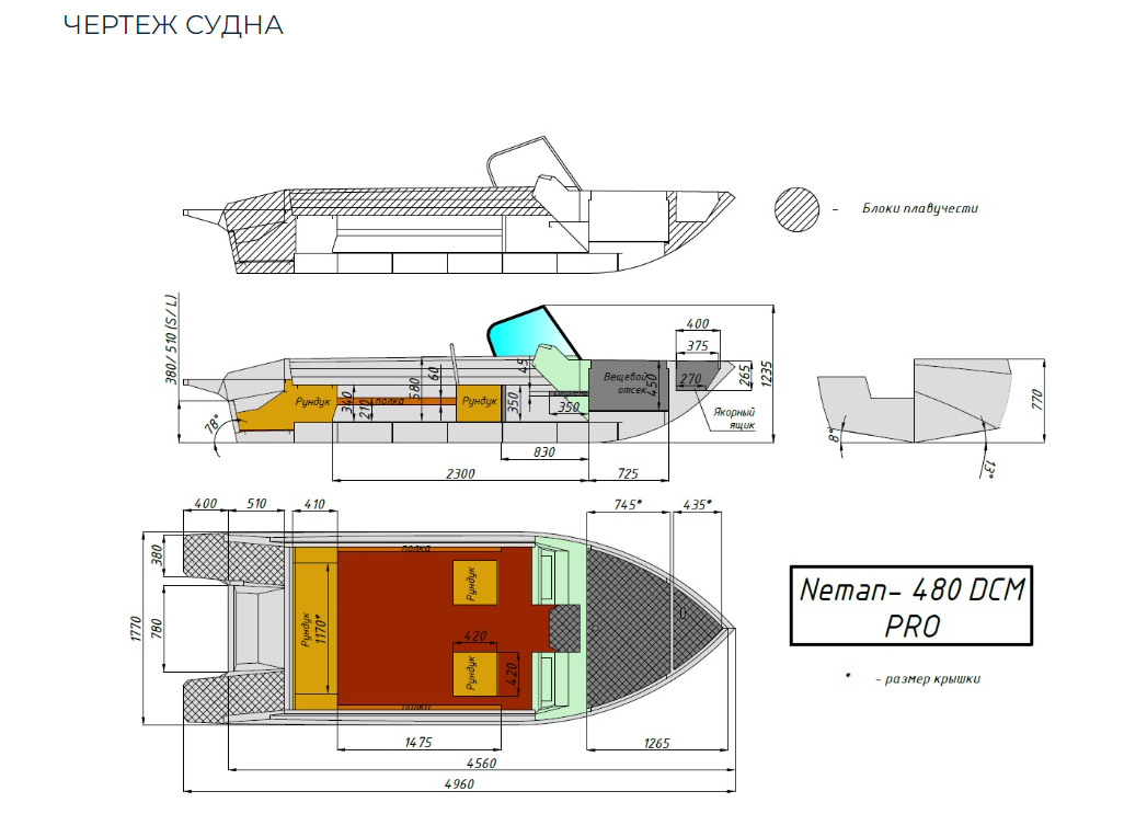 Алюминиевый катер Neman-480 DCM PRO в Миассе