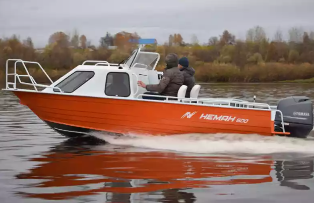 Алюминиевый катер Неман-500 (каютный) в Миассе