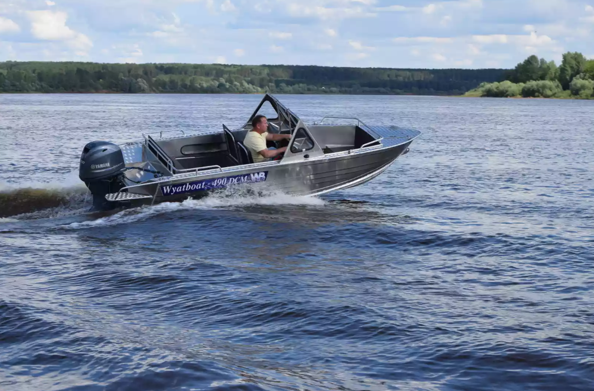 Алюминиевый катер Wyatboat-490 DCM Pro в Миассе