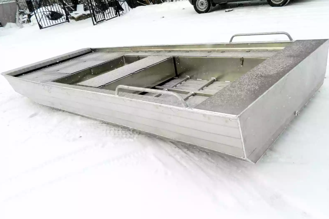 Алюминиевая лодка Wyatboat-390 Jonboat в Миассе
