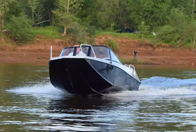 Алюминиевый катер Неман 500 DC водомёт в Миассе