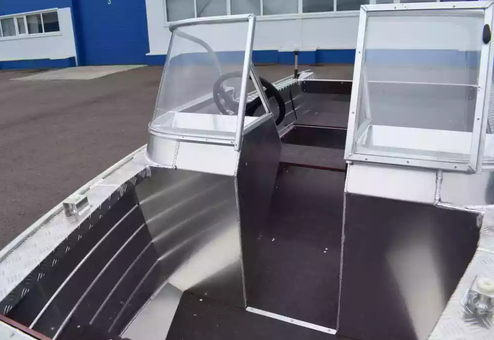 Алюминиевая лодка Wyatboat-390 DCM Увеличенный борт в Миассе