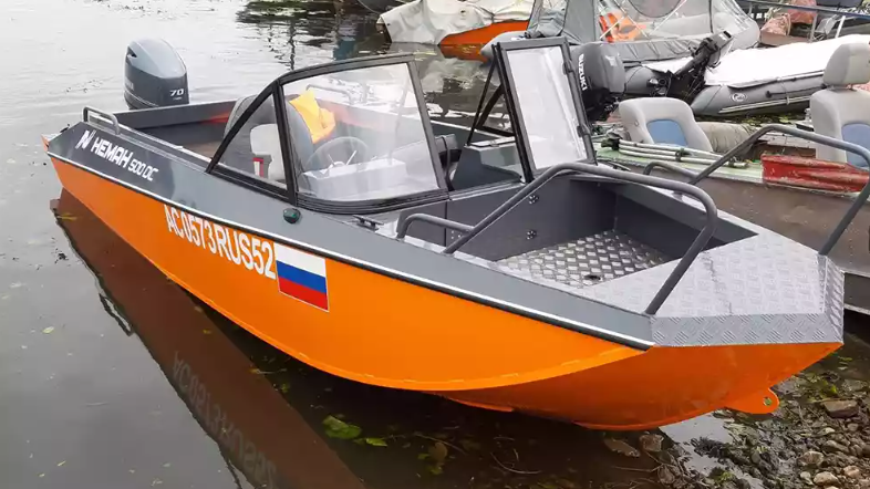 Алюминиевый катер Неман-500 DC в Миассе