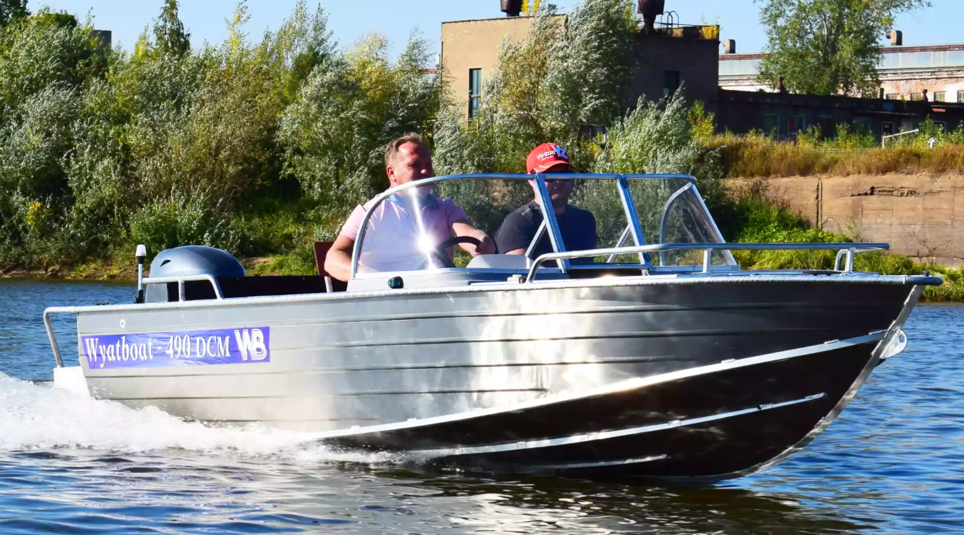 Алюминиевый катер Wyatboat-490 DCM в Миассе
