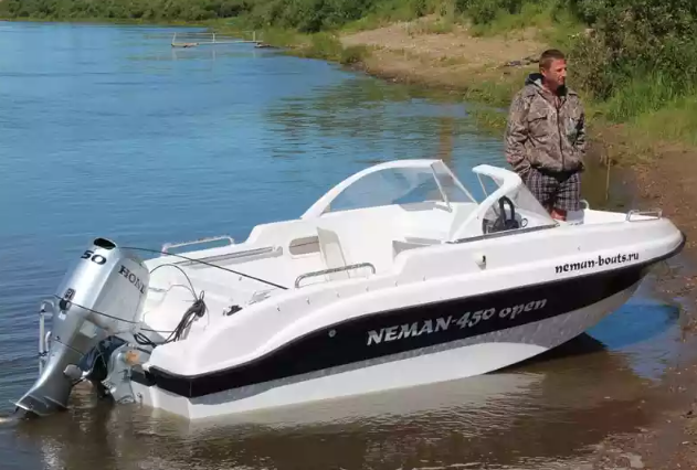 Стеклопластиковый катер Neman-450 Open в Миассе