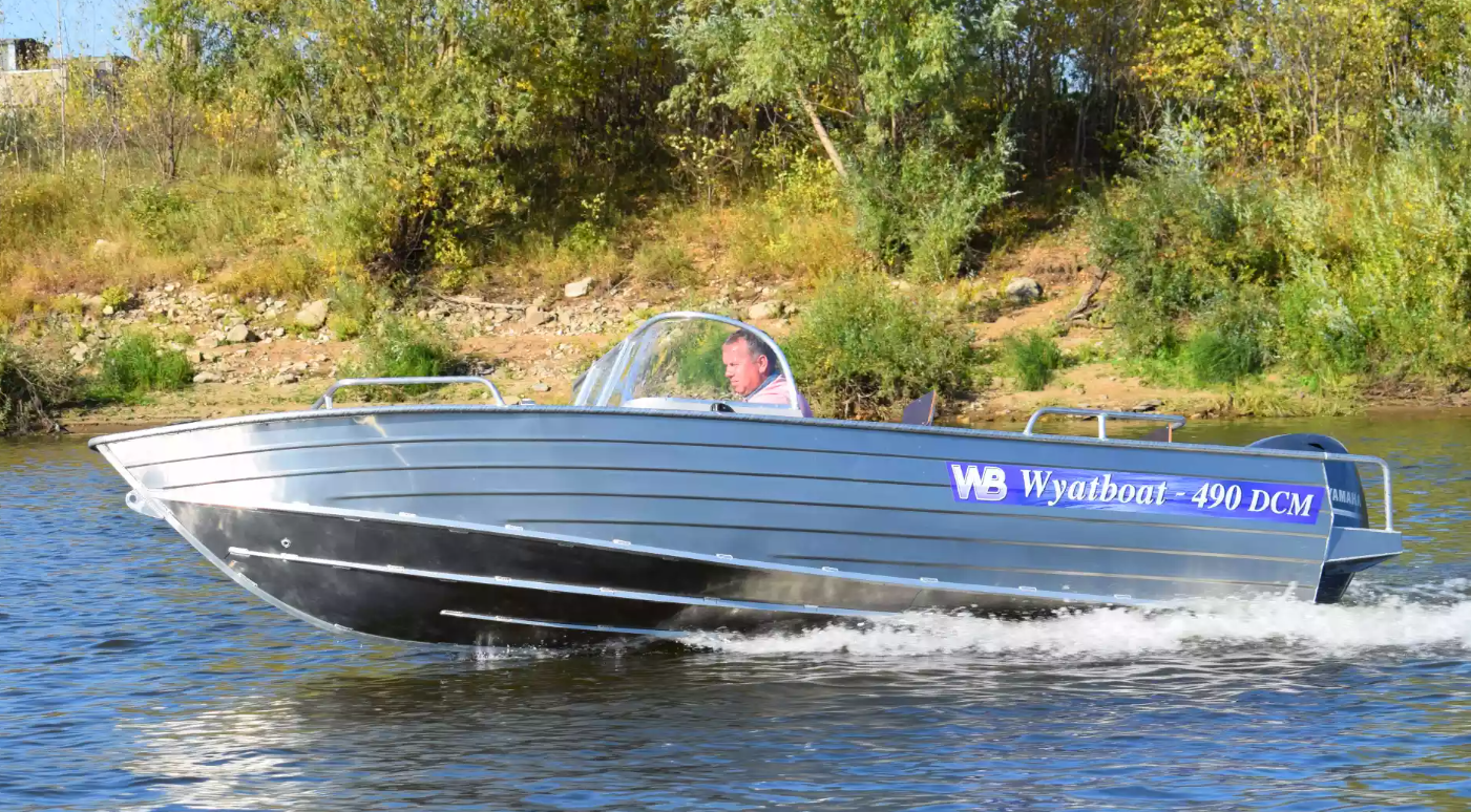 Алюминиевый катер Wyatboat-490 DCM в Миассе